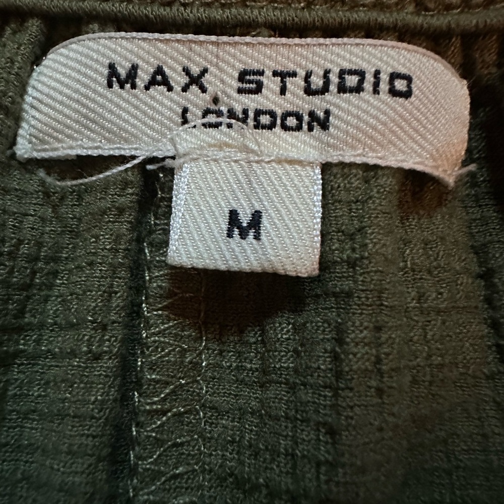 Max Studio Forest Green Blouse - image 2